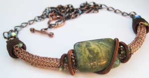 1/28/2012 2pm-6pm Stephanie Eddy Raider of a Lost Art Viking Knit Necklace