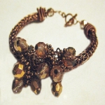 2/1/2012 2pm-6pm Stephanie Eddy Viking Knit Bangle Bracelet