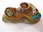 2/03/2012 2pm-6pm Eva Sherman Coiled Wire Rings