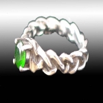 2/4/2012 10am-2pm Jackie Truty Braided Silver Ring with Setting