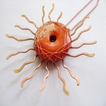 2/9/2012 2pm-6pm Albina Manning Here Comes the Sun Pendant