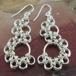 2/9/2012 10am-2pm Lauren Andersen Lacy Skirt Chainmaille Earrings