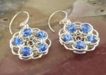 2/10/2012 10am-2pm Lauren Andersen Crystal Parallel Chainmaille Earrings
