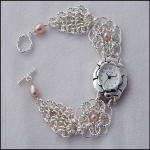 2/11/2012 10am-2pm Olena Bugrimenko Chainmaille Watchband