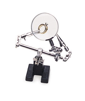 Double Third Hand with Clips and Magnifier||HOL-163.00