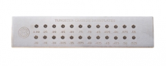 Drawplate, 1.00 millimeters to 0.26 millimeters||DRA-552.00