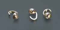 Sterling Silver Plated Bead Tip, Single Cup, Pack of 100||BDS-210.16