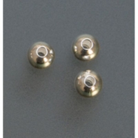 Silver Plated Seamed Beads, 3 Millimeter, Pack of 1000||BDS-243.06