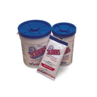 RoughTouch Scrubs Waterless Hand Towels, Case of 6 Buckets, 432 Towels||CLN-425.00