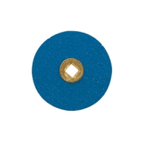 Blue Sanding Discs, Fine, 7/8 Inch Brass Center, Box of 50||POL-394.03