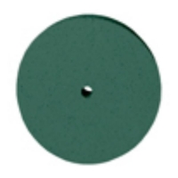 Unmounted Gold Polisher, Wheel, Green, Medium Grit, 12 Pack||POL-410.21