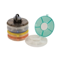 Round Stackable Tray, 5 Trays, 6 by 6 Inches||TRA-142.05