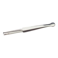 Utility Tweezers, Serrated, Blunt, 5 Inches||TWZ-940.00