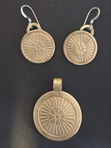 02/10/2026 1:30pm-9:30pm | Michael Marx | Bronze Metal Clay Earrings and Pendant
