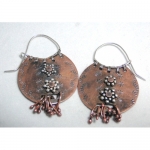 Tribal Copper Earrings