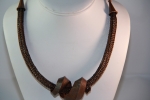 2/03/2015 10:30am - 6:00pm Cindy Goldrick Copper Foldformed Focal and Viking Knit Collar