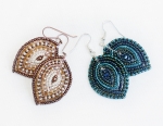 2/06/2015 2:30pm - 6:00pm Albina Manning French Beaded Petal Earrings