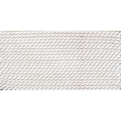 100% Silk Beading Thread, White, Size 1, 10 Pack||BDC-231.01