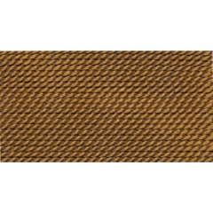 100% Silk Beading Thread, Brown, Size 12, 10 Pack||BDC-251.12