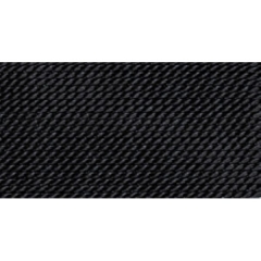 100% Silk Beading Thread, Black, Size 2, 10 Pack||BDC-253.02