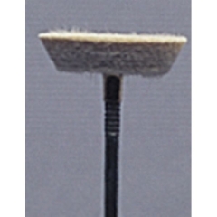 Mounted Felt Bob, Large Inverted Cone Shape, 3/32 Inch||BUF-512.07