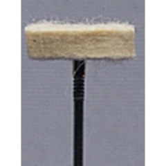 Mounted Felt Bob, Large Square Wheel Shape, 3/32 Inch||BUF-512.12