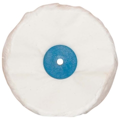 Combed Finex Muslin Buff, Plastic Center, 4 Inches, 54 Ply||BUF-634.54