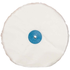 Combed Finex Muslin Buff, Plastic Center, 6 Inches, 54 Ply||BUF-636.54