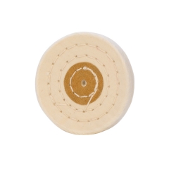 Combed Finex Muslin Buff, Leather Center, 3 Inches, 35 Ply||BUF-683.35