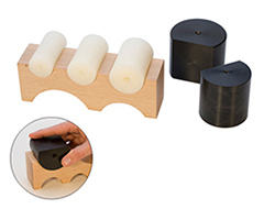 Large Wood Shaping Block with 5 Nylon Shapers, 7 by 1-7/8 by 2-3/8 Inches||DAP-145.00