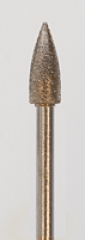 Large Bullet Diamond Bur, Medium Grit, 4 Millimeters by 10 Millimeters||DIB-145.04