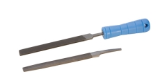 University Grade Hand Files, Set of 2, Flat and Half-Round, 6 Inches||FIL-500.30