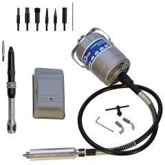 Deluxe Flex Shaft Kit - Includes Flex Shaft, Hammer Handpiece and Tips||HDP-150.96