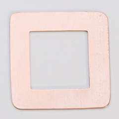 Copper Square Washer, 24 Gauge, 1-3/16 Inch, Pack of 6||MET-530.25