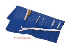 Metal Clay Tool Pouch, Blue, 14 by 14 Inches||PKG-422.00