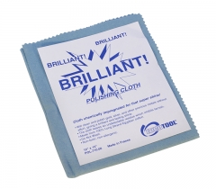 Euro Tool "Brilliant" Polishing Cloths, Large, Blue||POL-710.00