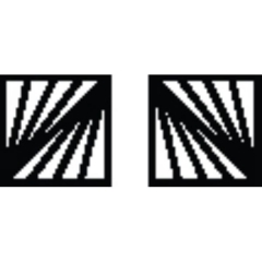 Metal Clay Design Block, Square, Angled Stripes||STM-110.02