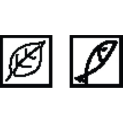 Metal Clay Design Block, Square, Leaf and Fish||STM-110.08