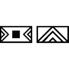 Metal Clay Design Block, Rectangular, Geometric Design #3||STM-130.03