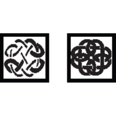 Metal Clay Design Block, Square Block, Celtic Design #41||STM-312.41