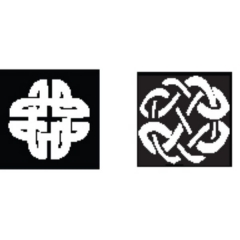 Metal Clay Design Block, Square Block, Celtic Design #43||STM-312.43