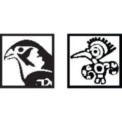 Metal Clay Design Block, Square, Southwestern Symbols, #72||STM-314.72