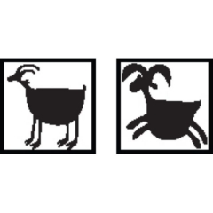 Metal Clay Design Block, Square Block, Southwestern Animal Designs||STM-315.81