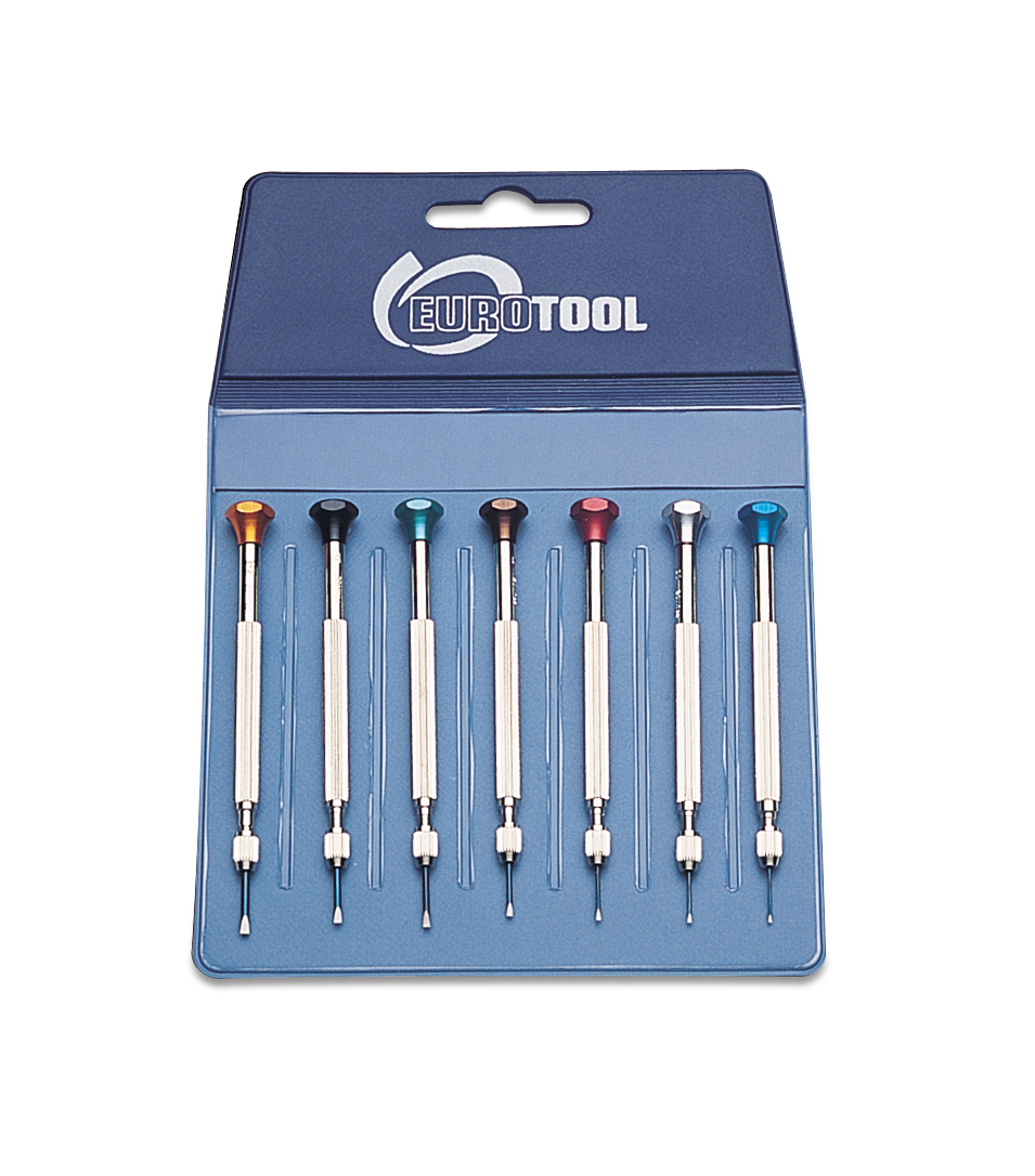 SCR730.01 Reversible Blade Screwdriver Set, 7 Piece Set, Sizes 39