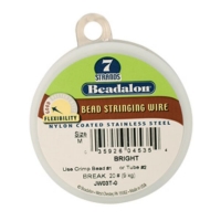 Beadalon 19 Strand Bead Stringing Wire .024-inch Bright