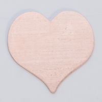 Copper Heart, 24 Gauge, 1 by 1/2 Inch, Pack of 144||MET-535.30G