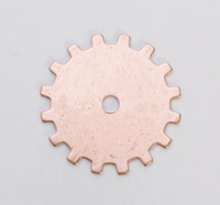 Copper Solid Gear, 24 Gauge, 3/4 Inch, Pack of 6||MET-550.52