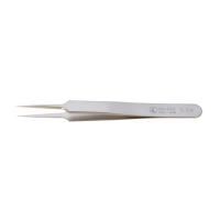 Ideal-Tek Tweezers, Stainless Steel Anti-Magnetic, Style 5, 4-3/8 Inches||TWZ-312.22